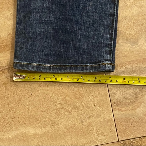 Cabi Button Fly Straight Leg Jeans Women’s 8 Denim Blue Stretch Mid Rise - Picture 5 of 12